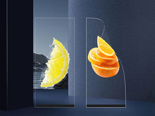 LED surface mounted crystal film screen